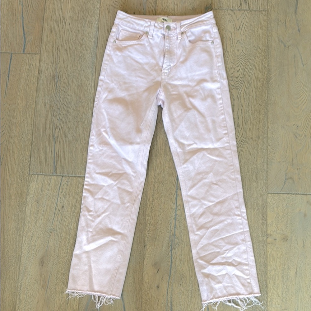 Just Black Denim Light pinky lavender raw hem denim - size 25